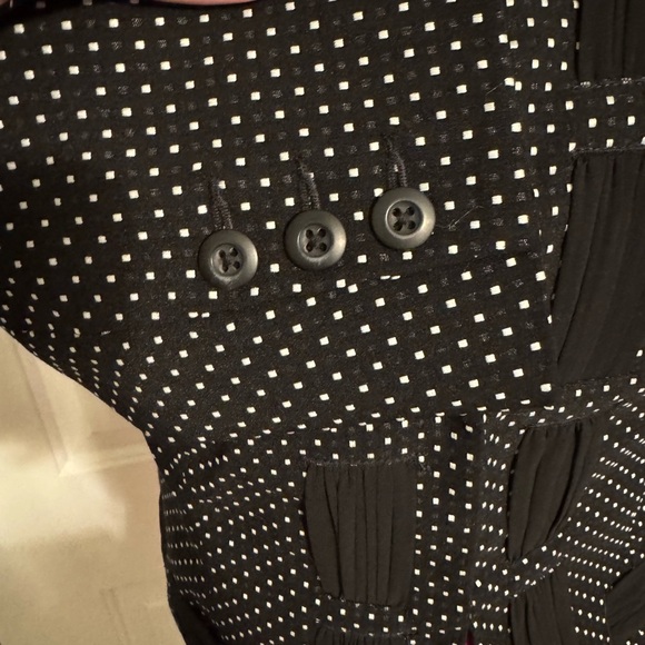 Black and White Polka Dot Blazer - Picture 4 of 11